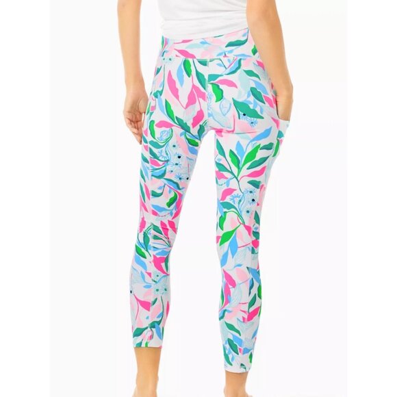 NWOT Lilly Pulitzer Women's Multicolor  Weekender HR Leggings Pants Size M 2772 - Picture 9 of 12